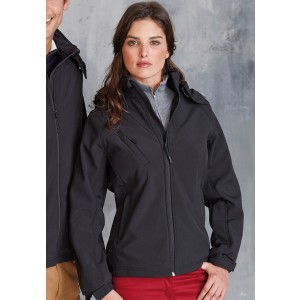 Kariban ni kapucnis softshell dzseki, Black (dzseki)