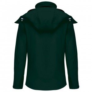 Kariban ni kapucnis softshell dzseki, Bottle Green (dzseki)