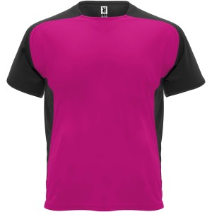 Roly Bugatti rvid ujj gyerek sportpl, fuchsia, solid black