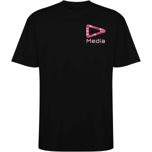 Roly Bull rvidujj uniszex oversized pl, fekete (T-shirt, pl, 90-100% pamut)