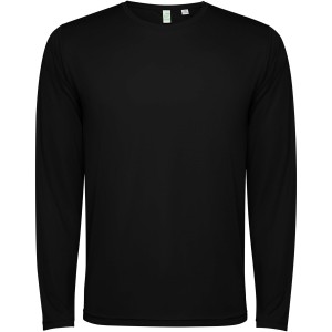 Roly Estoril hosszujj unisex pl, fekete (T-shirt, pl, kevertszlas, mszlas)
