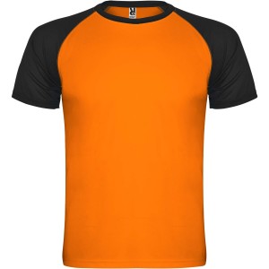 Roly Indianapolis rvid ujj gyerek sportpl, fluor orange, solid black